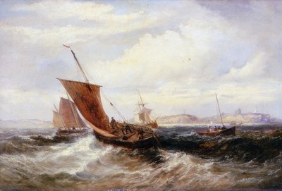 Tynemouth Bar by Samuel Calvert